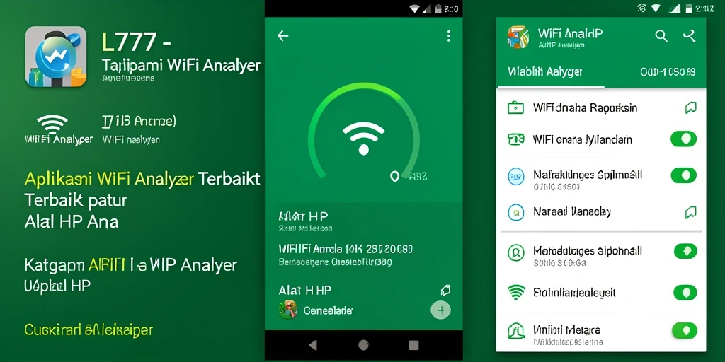 Tampilan antarmuka L777 yang informatif dan mudah dipahami untuk analisis WiFi.